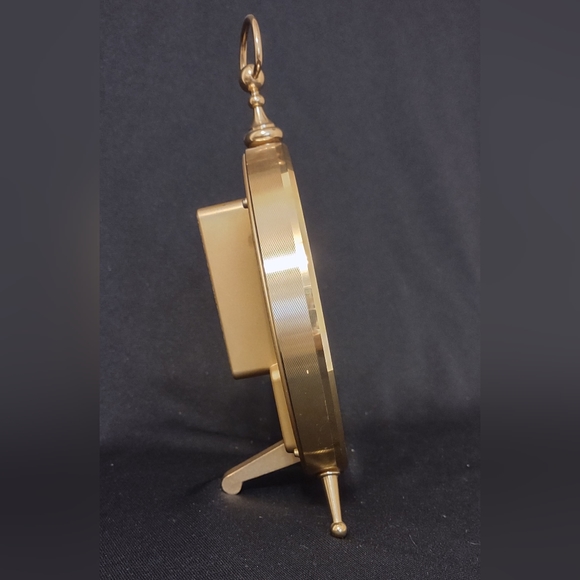 Vintage Mid Century Bulova Weather Station Temperature Hygrometer Desk Clock - Picture 5 of 10